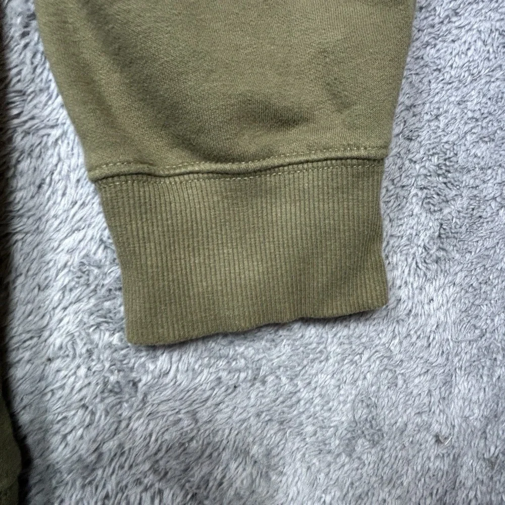 The North Face Hoodie Men's XL Army Green Pullover Box NSE Grunge Outdoor EUC